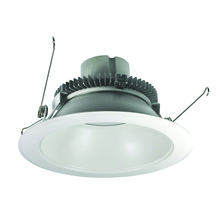 Nora NLCBC2-65130WW/10LE4EM - 6" Cobalt Click Round Retrofit Reflector, 1000lm / 12W, 3000K, White Reflector / White Flange,