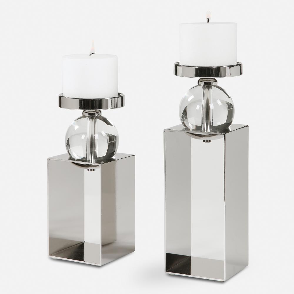 Uttermost Lucian Candleholders, S/2