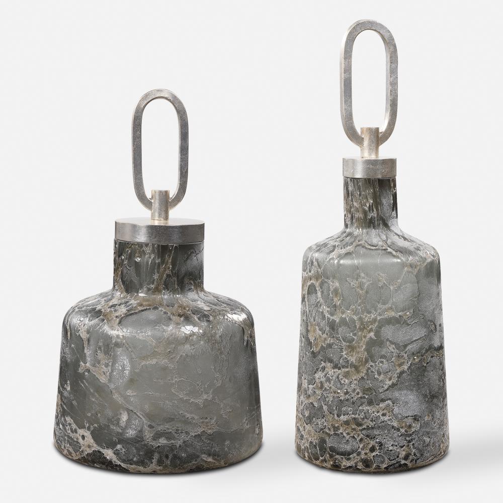 Uttermost Storm Bottles, S/2
