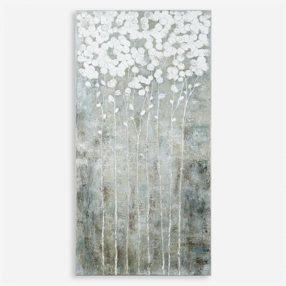 Uttermost Cotton Florals Hand Painted Canvas