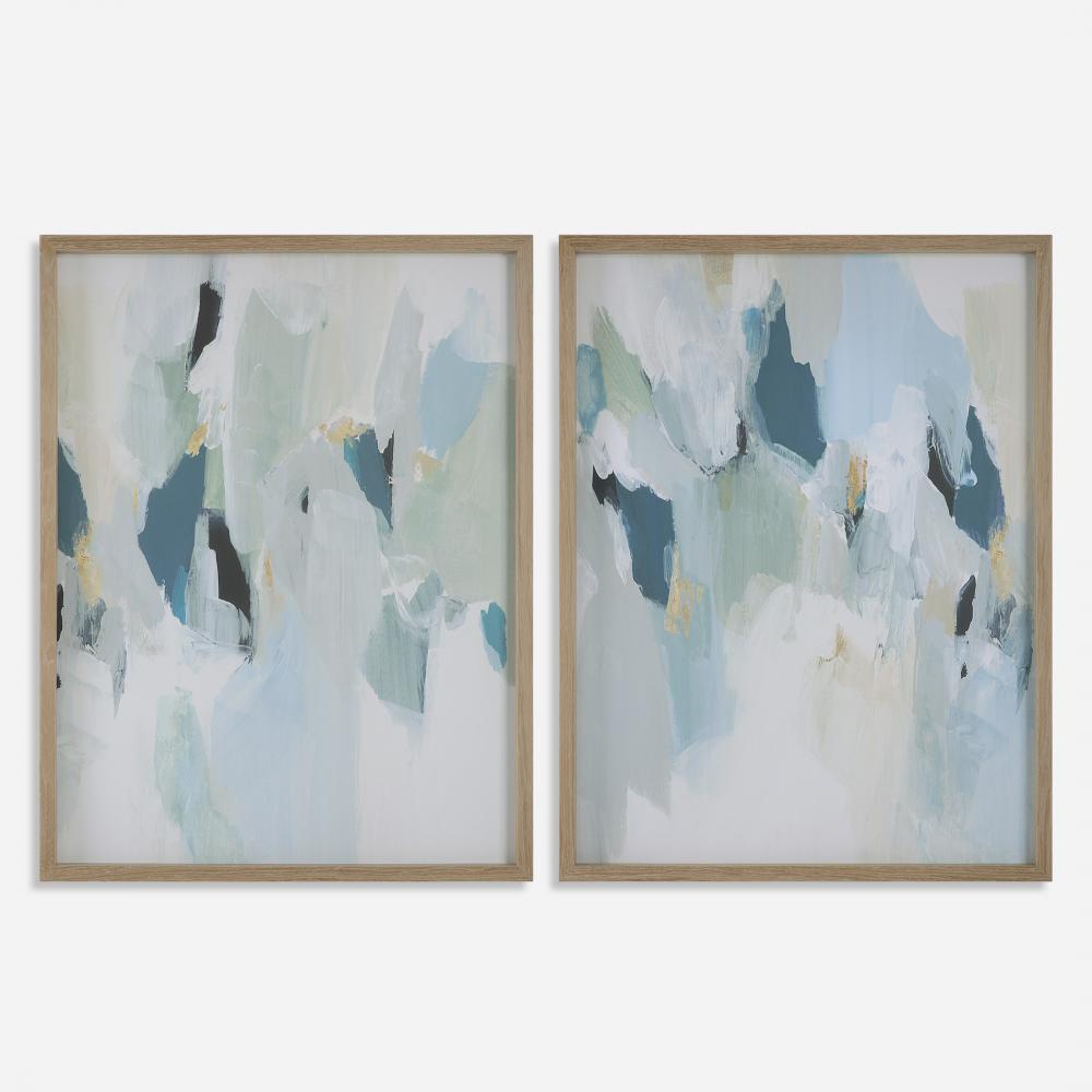 Uttermost Seabreeze Framed Canvases, S/2