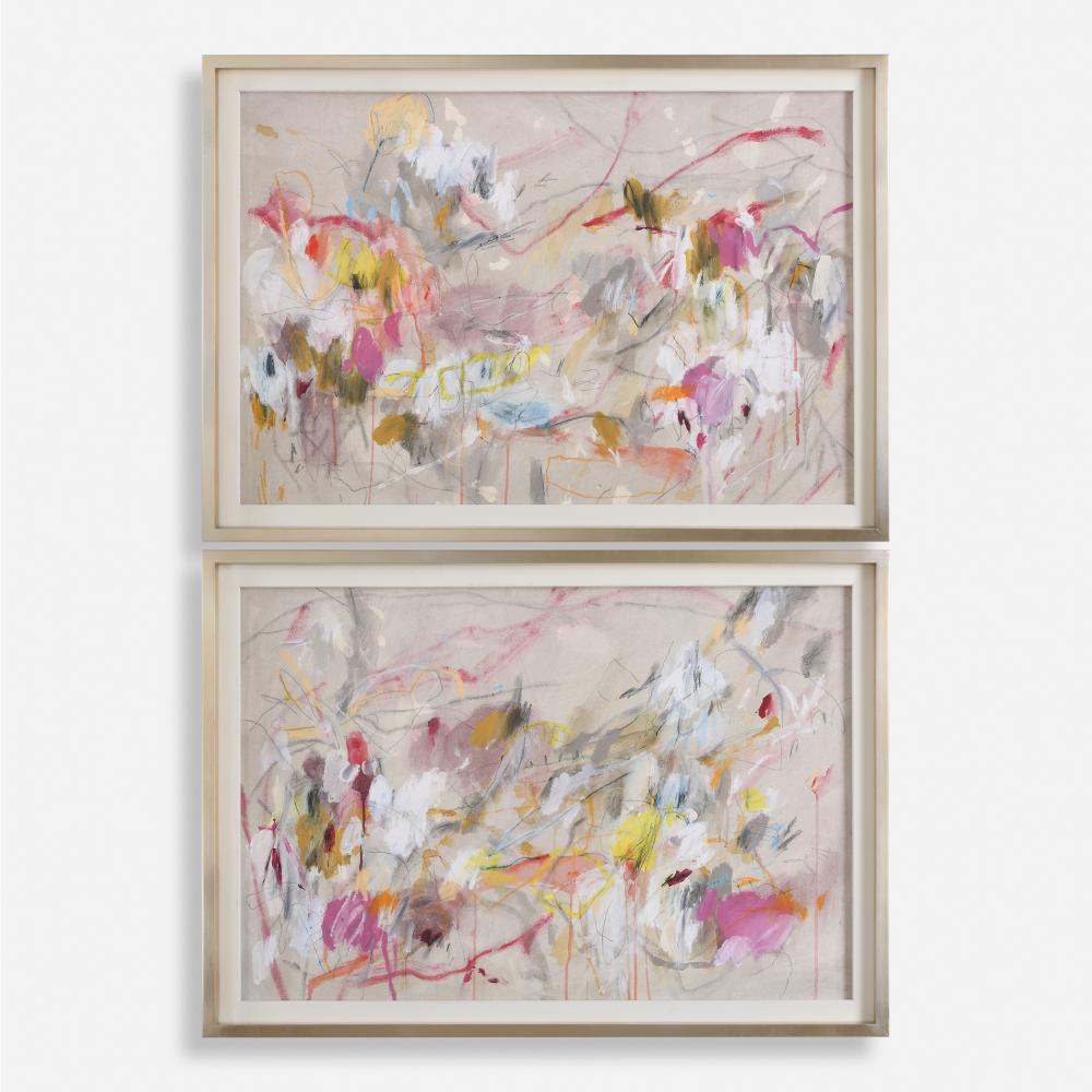 Uttermost Metropolitan Rush Framed Prints, S/2