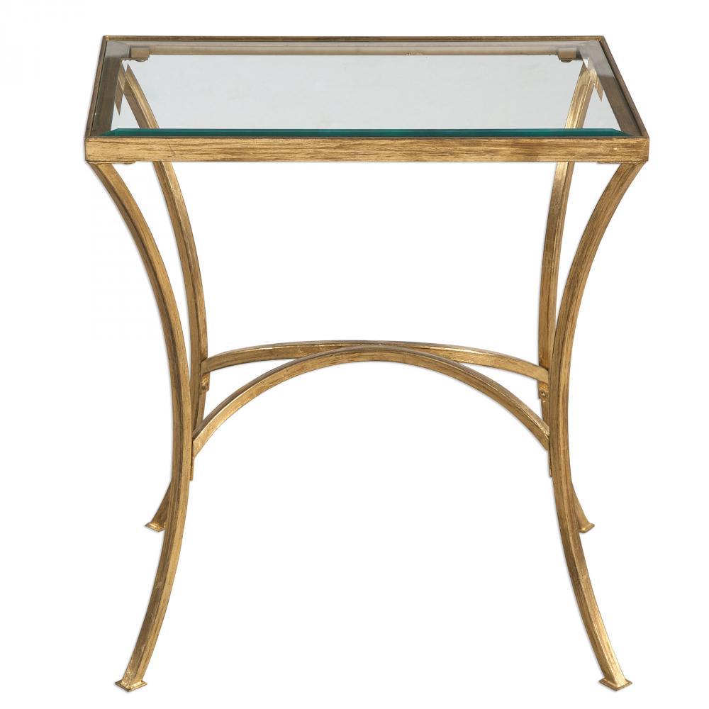 Uttermost Alayna End Table, Gold