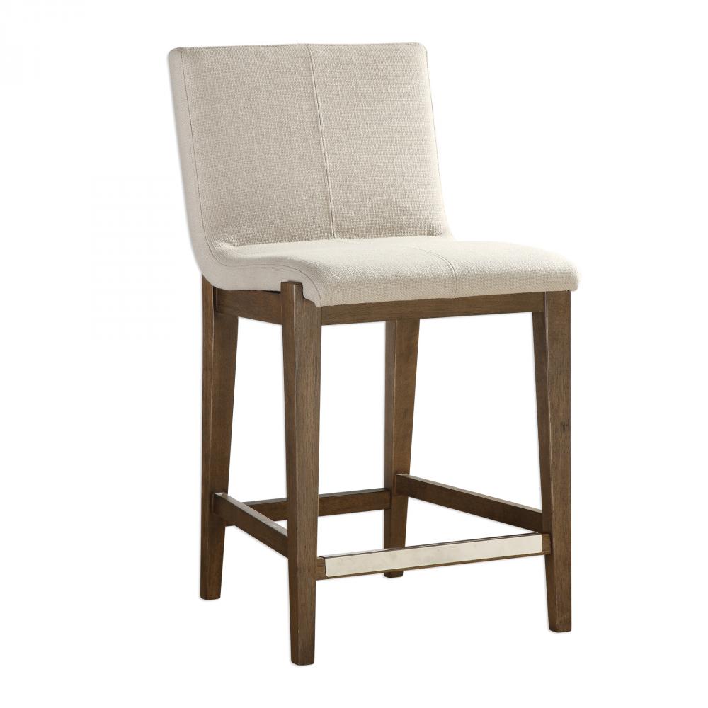 Uttermost Klemens Counter Stool, Natural