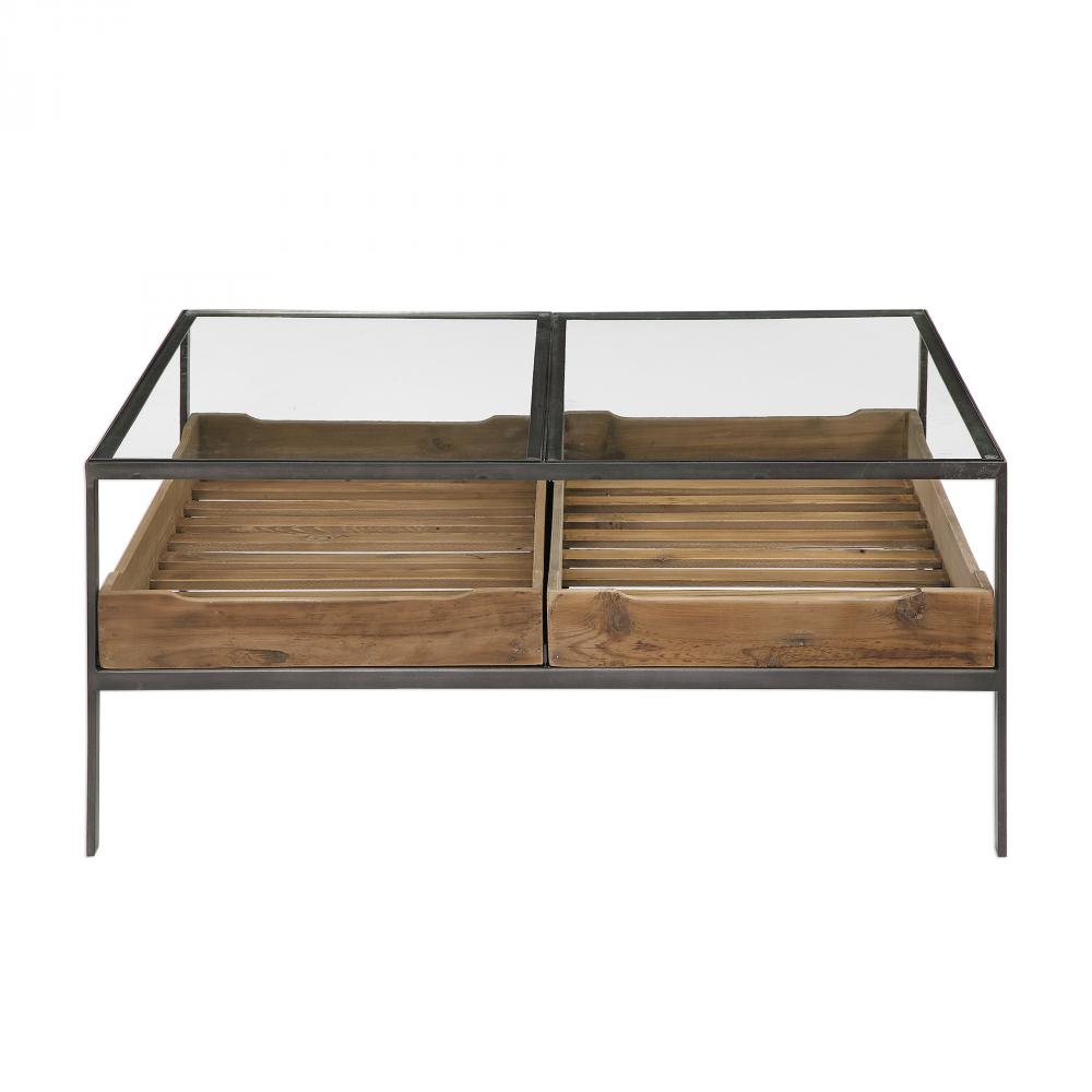 Uttermost Silas Coffee Table, 2 Cartons