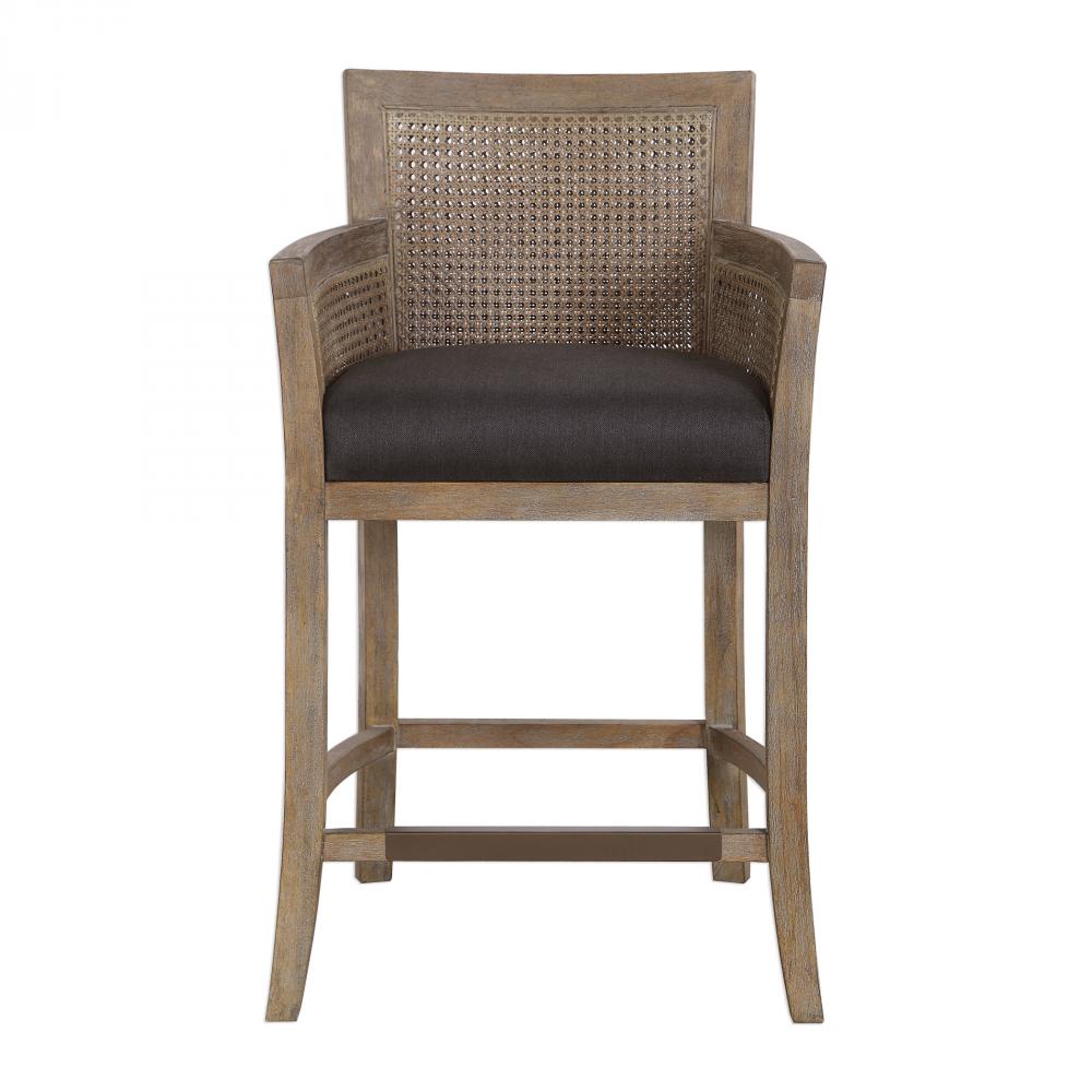 Uttermost Encore Counter Stool, Gray