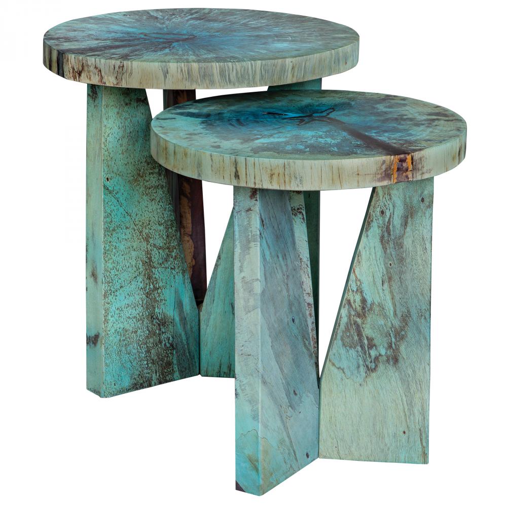 Uttermost Nadette Nesting Tables, Blue, S/2