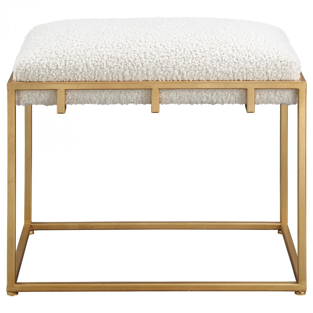 Uttermost Paradox Small Bench, Gold