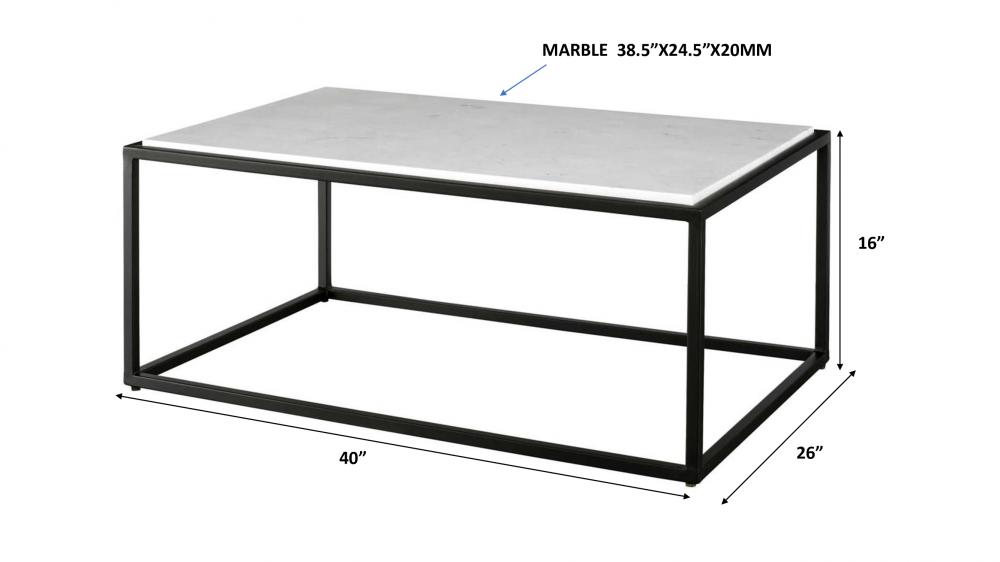 Uttermost Vola Coffee Table, 2 Cartons