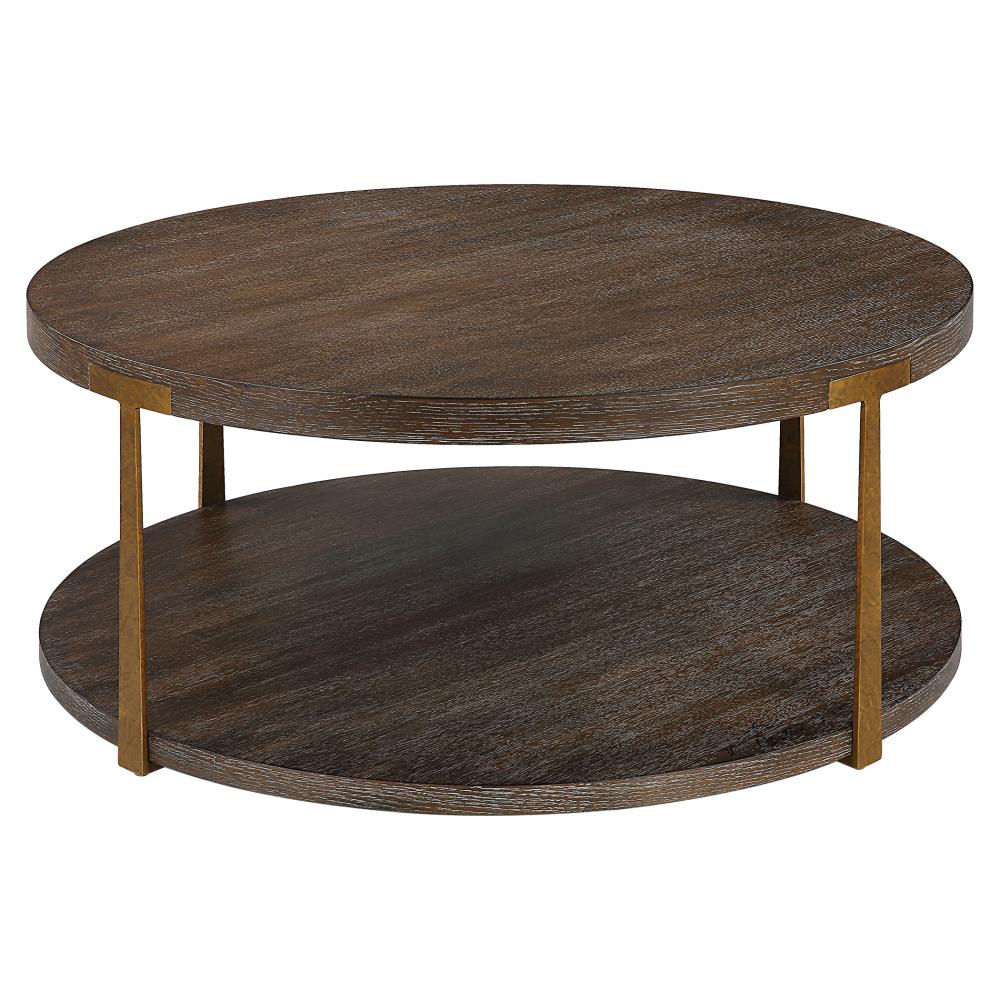 Uttermost Palisade Coffee Table, Walnut