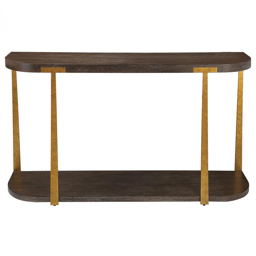 Uttermost Palisade Console Table, Walnut
