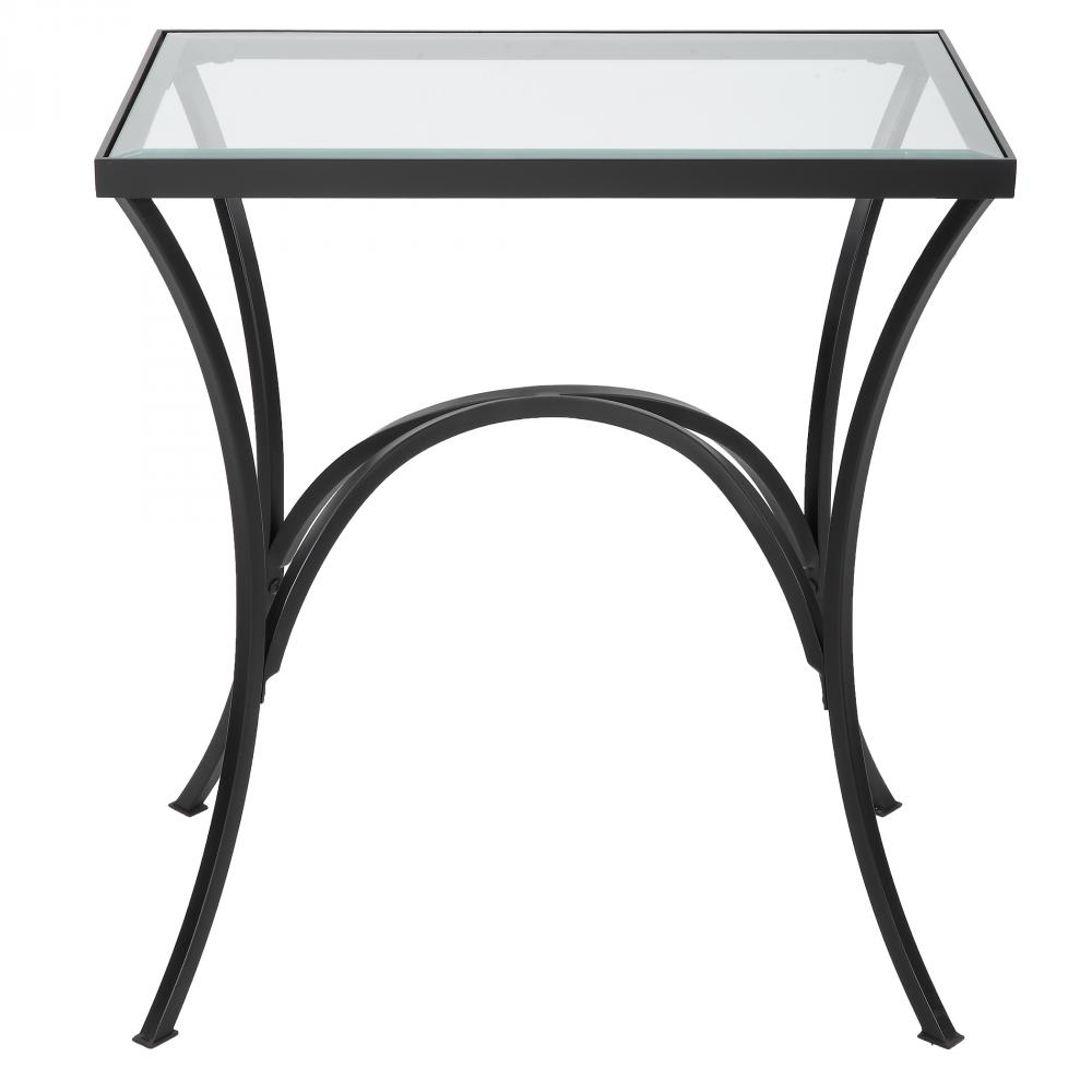 Uttermost Alayna End Table, Black