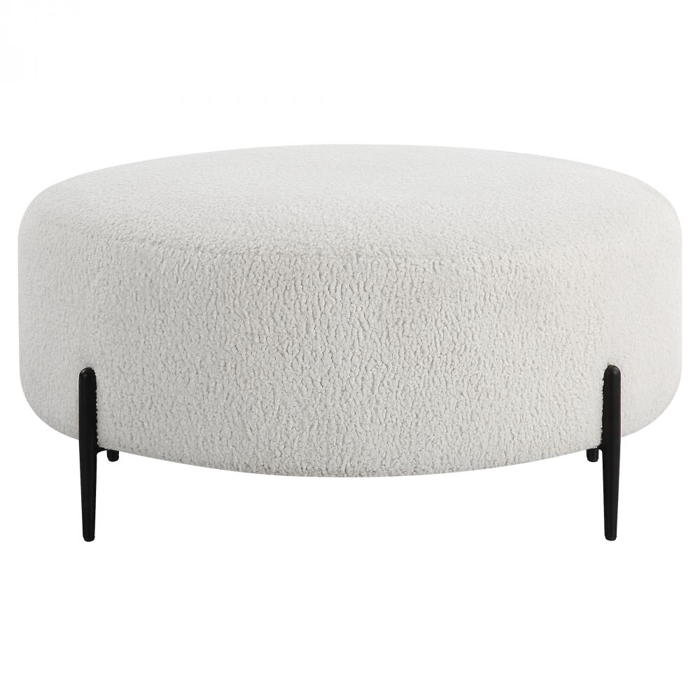 Uttermost Arles Large Ottoman, Black