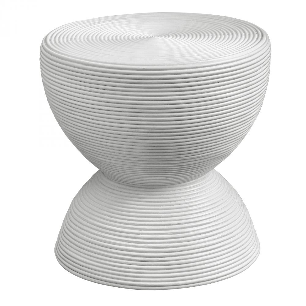 Uttermost Bongo Side Table, White
