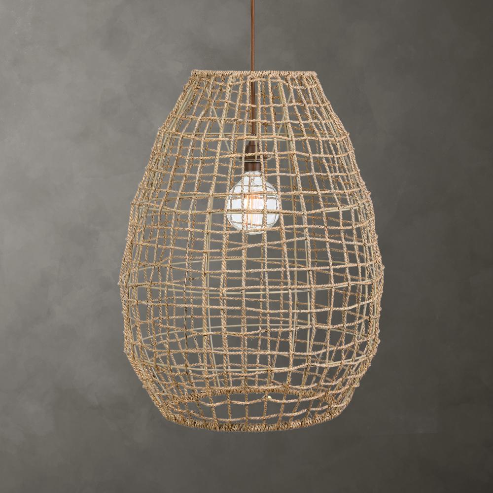 Uttermost Cross Weave, 1 Lt. Pendant