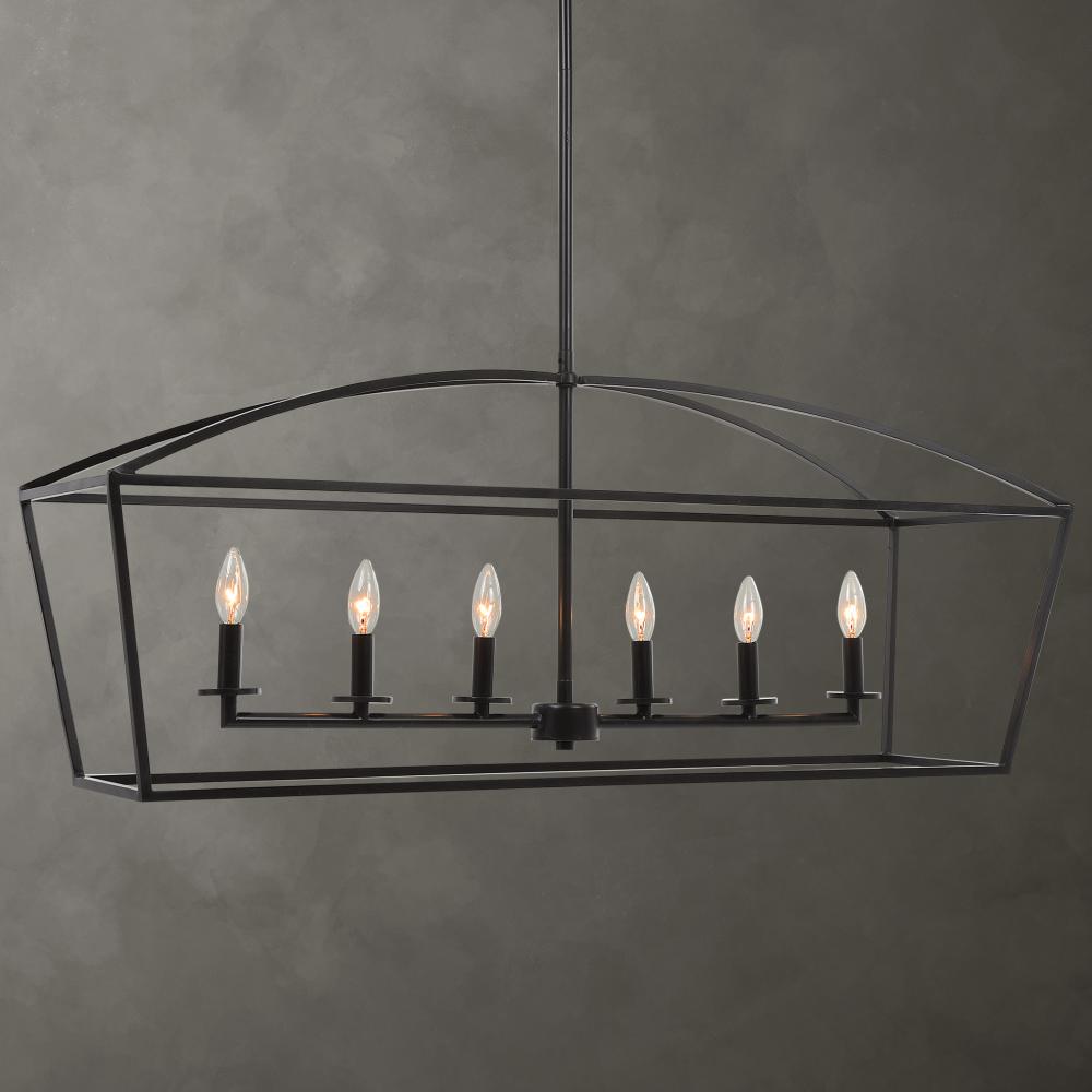 Uttermost Clayton, 6 Lt Linear Chandelier