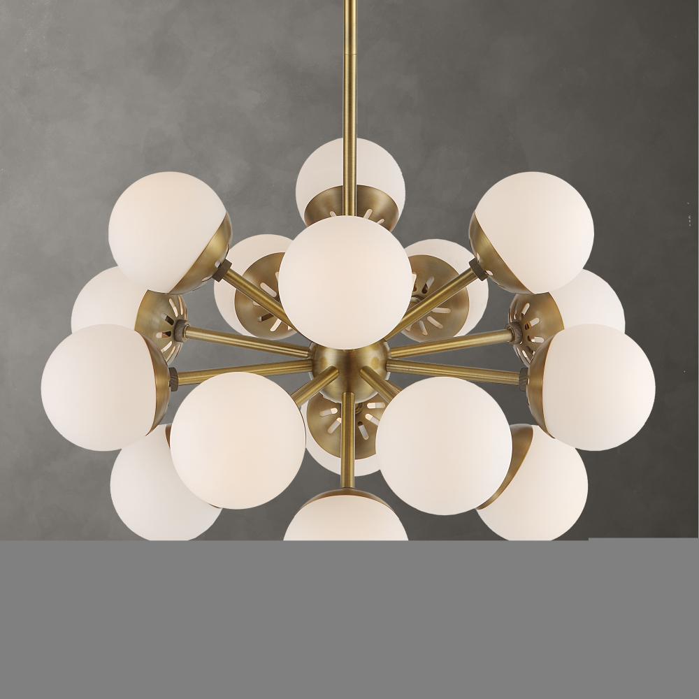 Uttermost Droplet, 16 Lt Chandelier