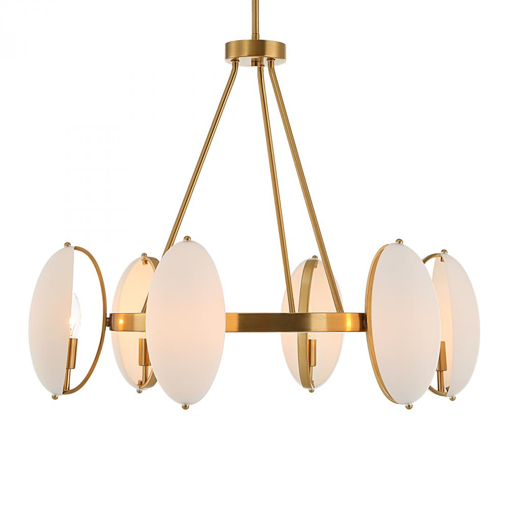 Uttermost Oviform, 6 Lt Chandelier