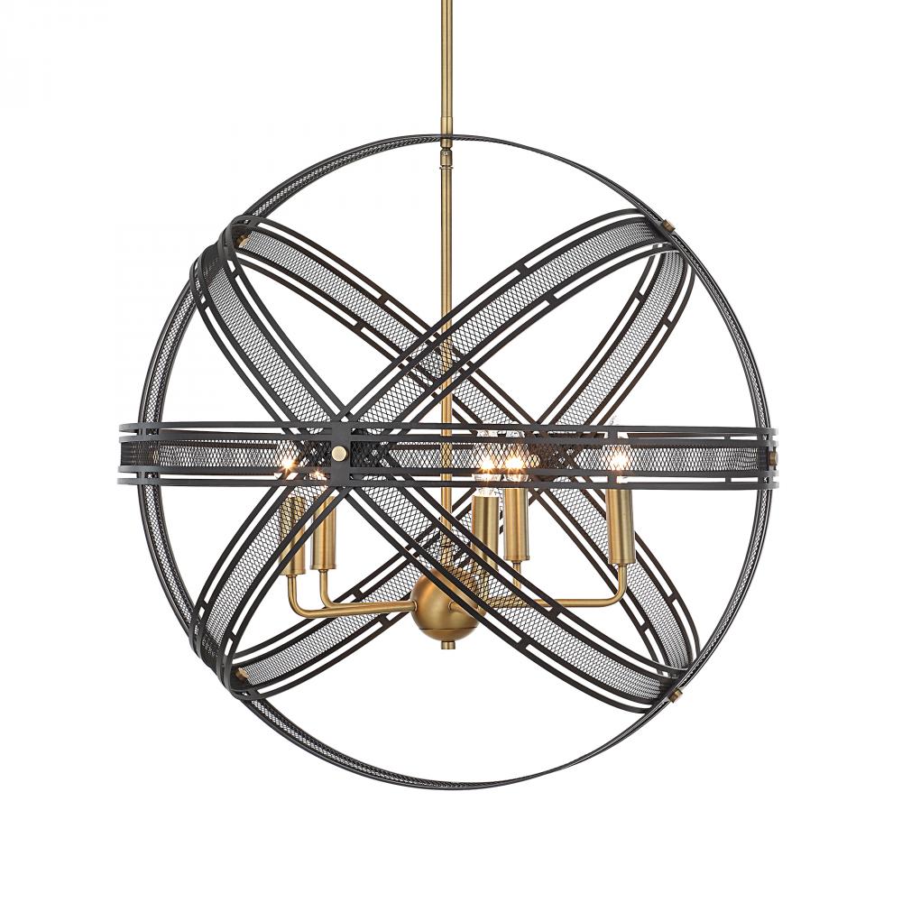 Uttermost Spherical, 5 Lt Pendant