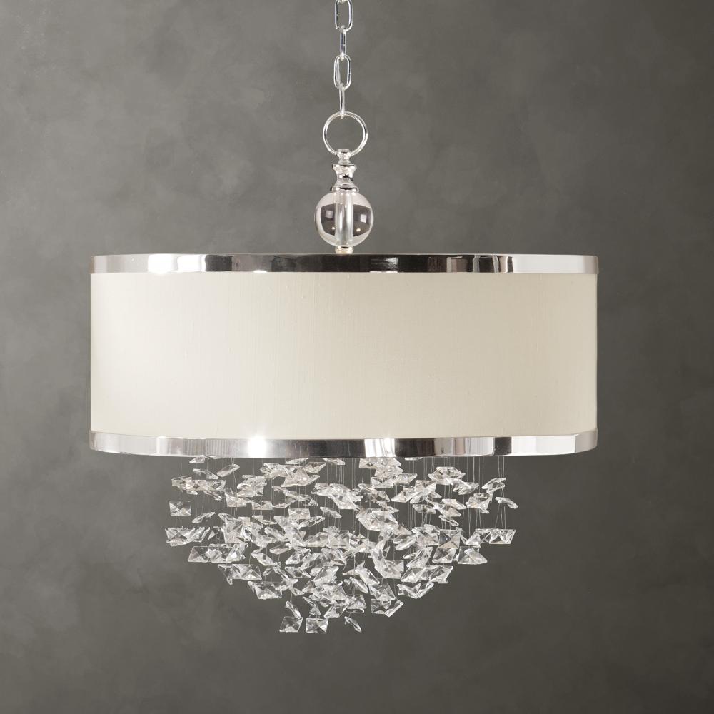 Uttermost Fascination, 3 Lt. Hanging Shade Chandelier
