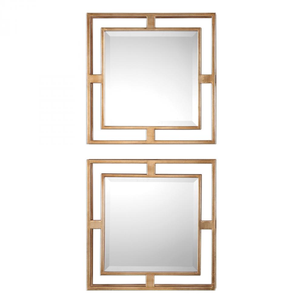 Uttermost Allick Square Mirrors, S/2