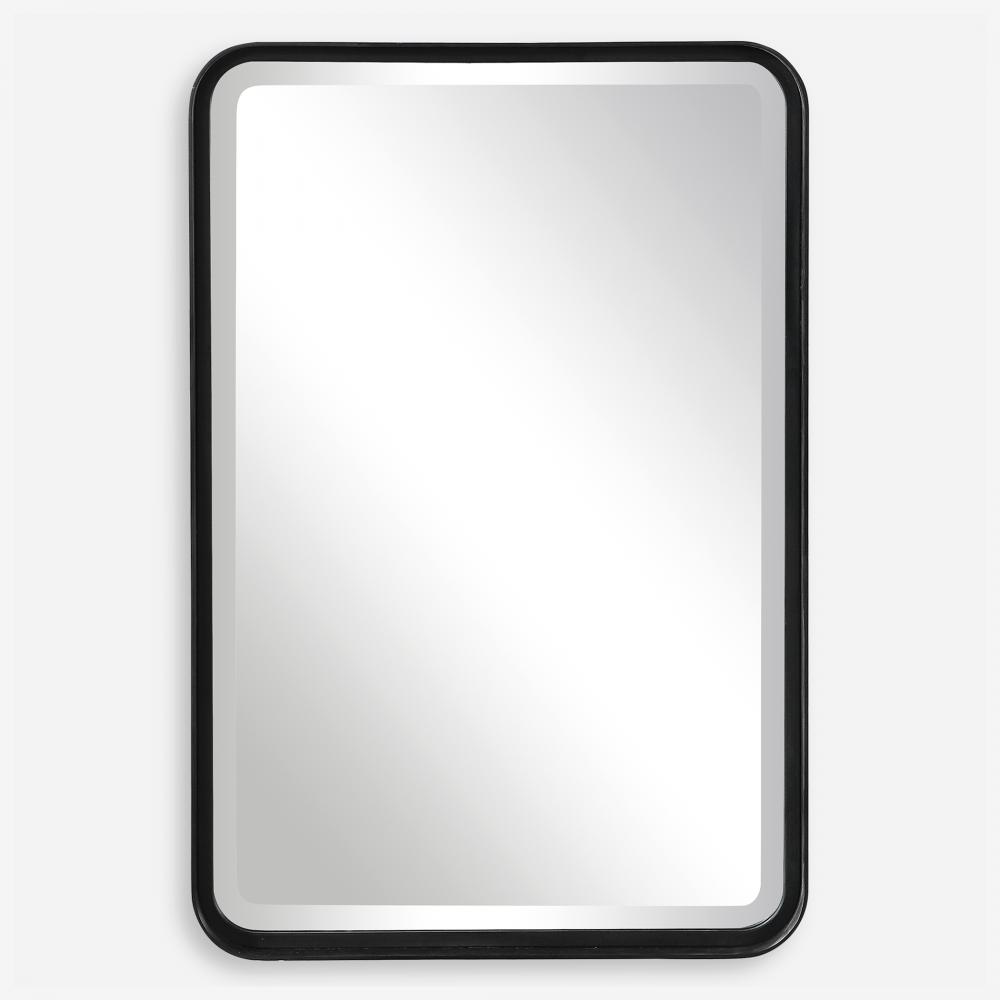 Uttermost Crofton Vanity Mirror, Black