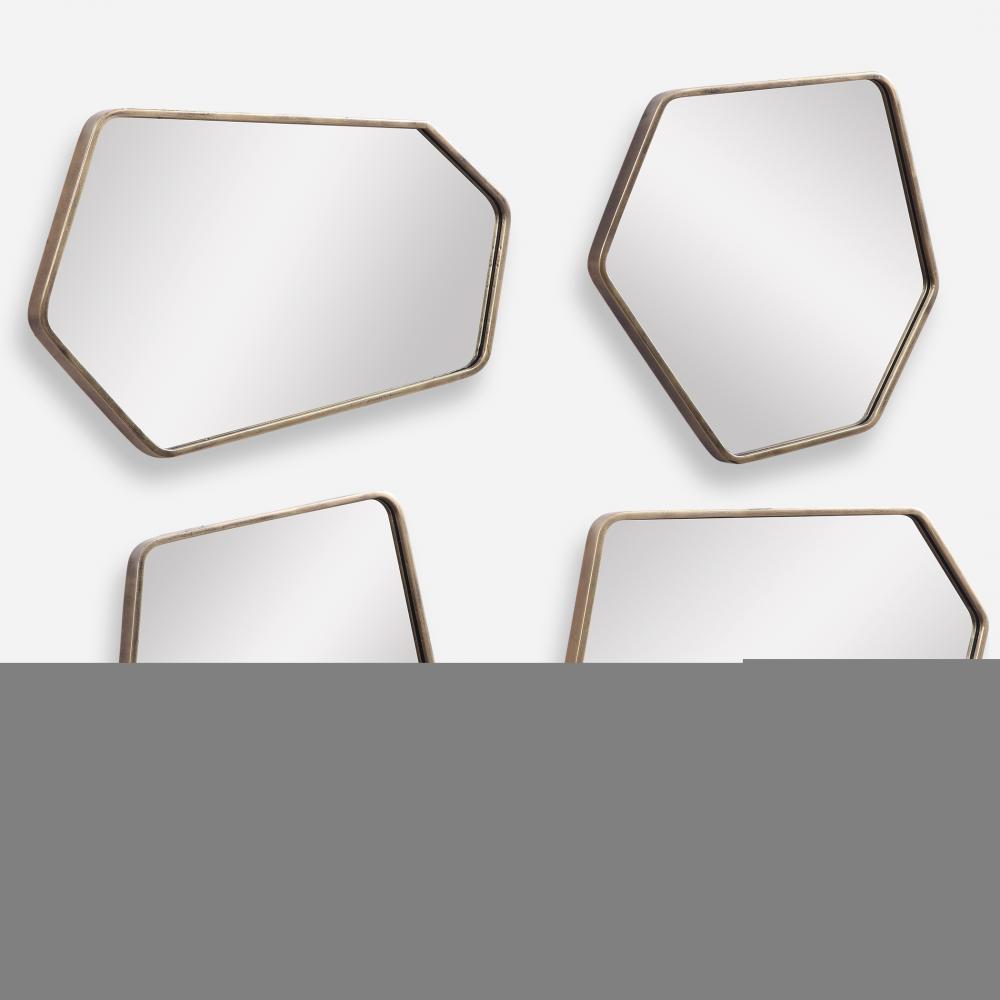 Uttermost Linneah Mirrors, Gold, S/4