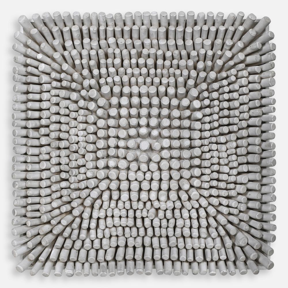 Uttermost Portside Wood Wall Panel, Gray