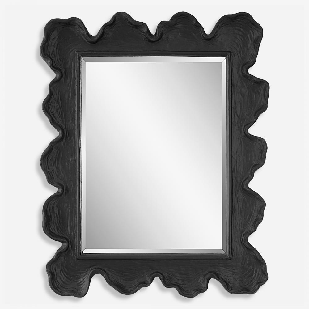 Uttermost Sea Coral Mirror, Black