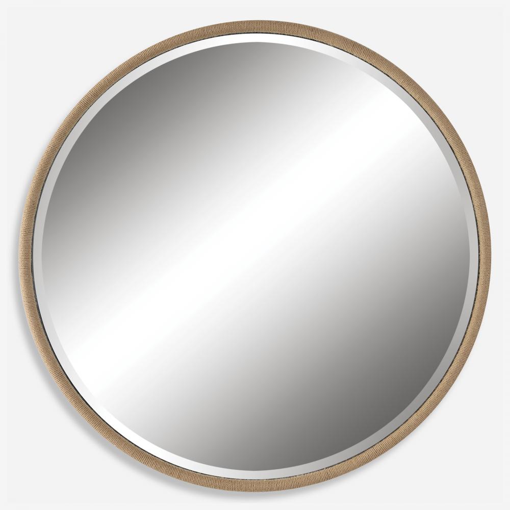 Uttermost Ranchero Round Mirror, Natural