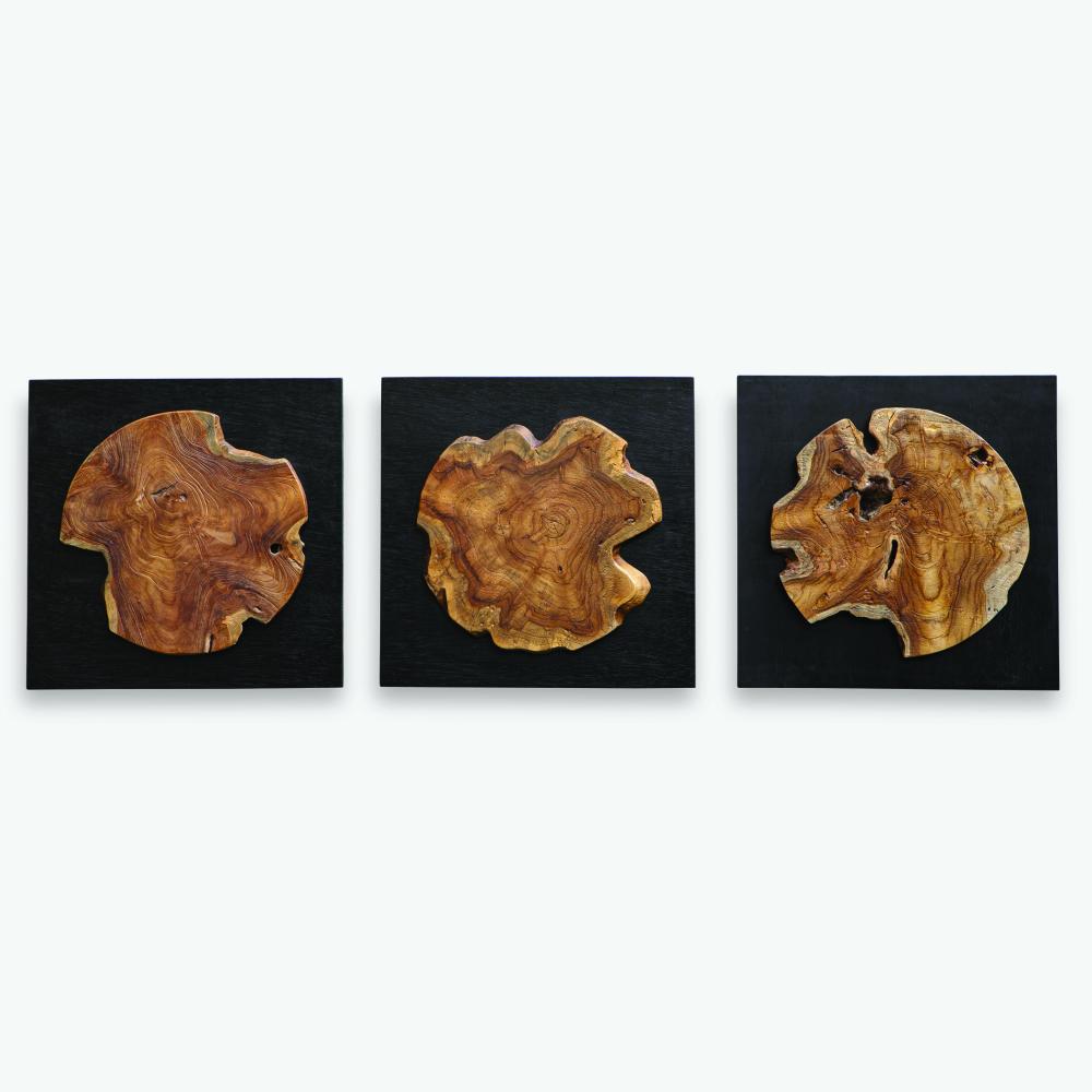 Uttermost Kolini Wood Wall Decor, S/3