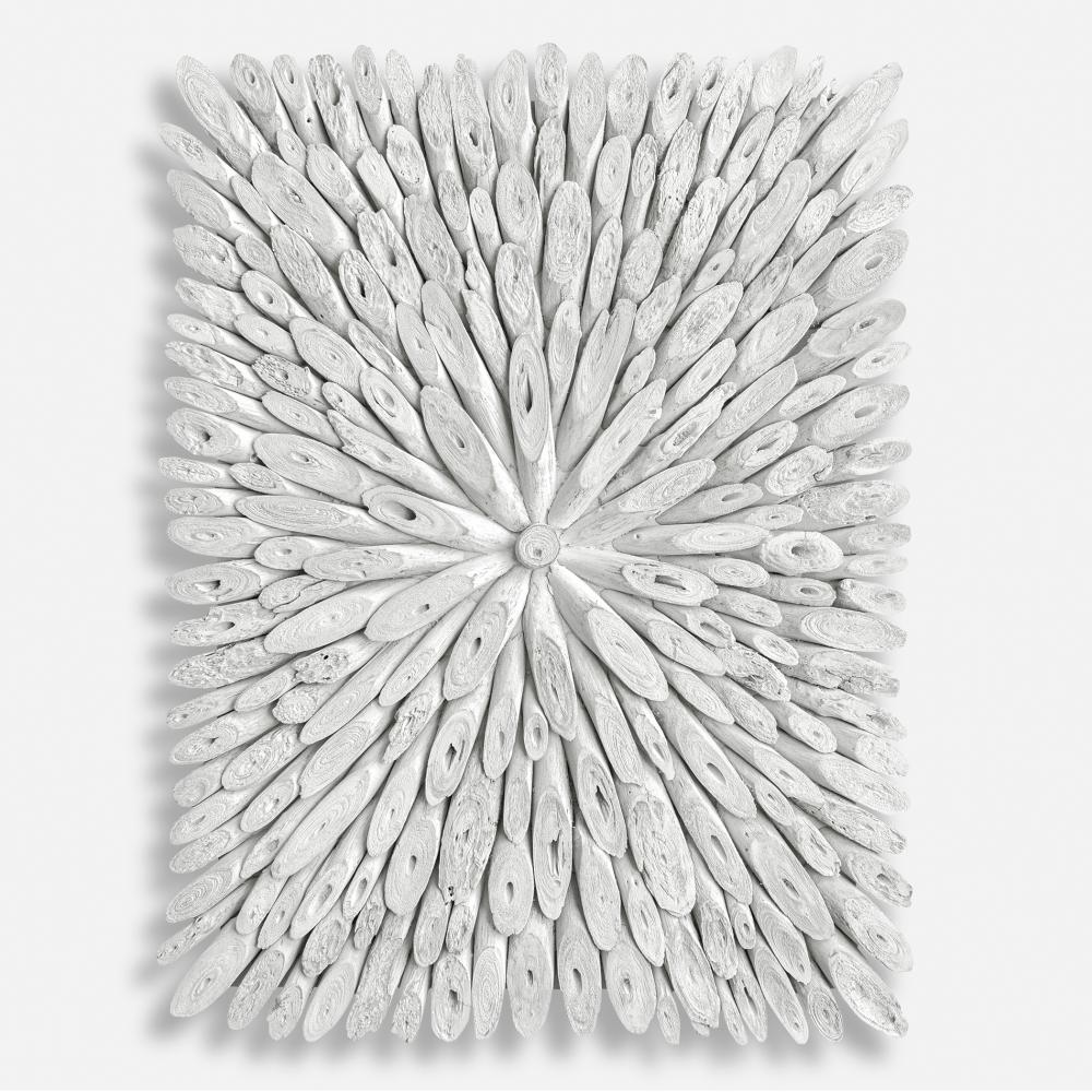Uttermost Bahama Wood Wall Decor, Whitewashed