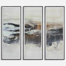Uttermost 41444 - Uttermost Graphite Horizon Framed Prints, S/3