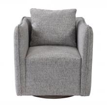 Uttermost 23492 - Uttermost Corben Swivel Chair, Stone