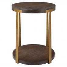 Uttermost 25554 - Uttermost Palisade Side Table, Walnut