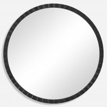 Uttermost 09702 - Uttermost Dandridge Round Mirror, Black