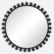 Uttermost 09694 - Uttermost Cyra Round Mirror, Black