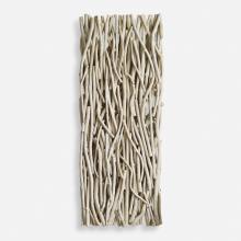 Uttermost 04326 - Uttermost Gathered Teak Wood Wall Decor, Bleached