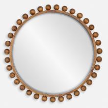 Uttermost 08176 - Uttermost Cyra Wood Round Mirror, Walnut