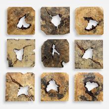 Uttermost 04360 - Uttermost Bahati Wood Wall Decor, Natural, S/9