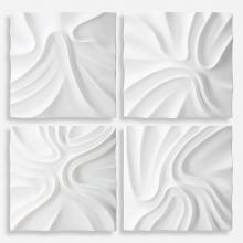Uttermost 04368 - Uttermost Snowdrift Wall Decor, S/4