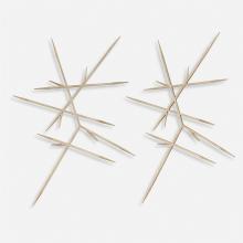 Uttermost 04371 - Uttermost Fireworks Metal Wall Decor, S/2
