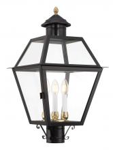 Norwell 2235-BL-CL - Lexington Outdoor Post Light