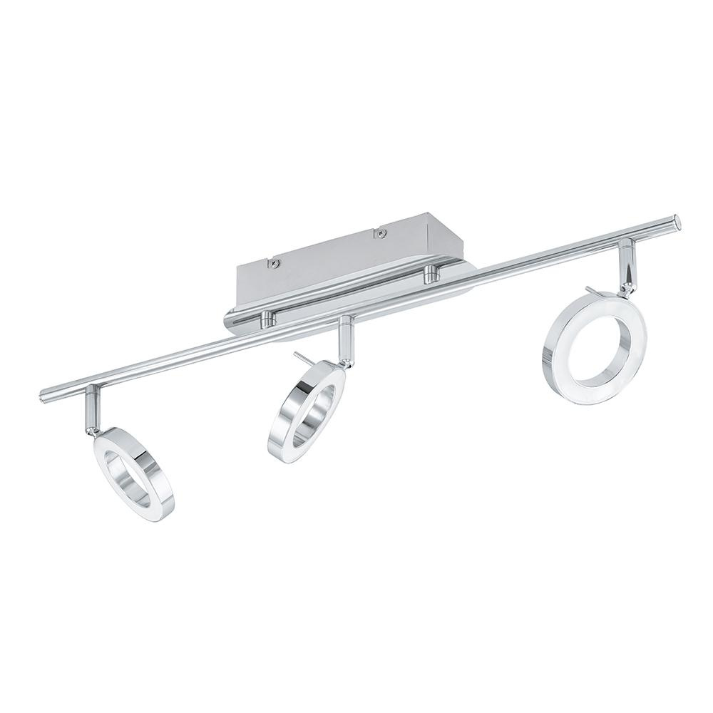 3 LT Integrated LED Fixed Track Light w/ Chrome Finish & Adjustable Lamp Heads