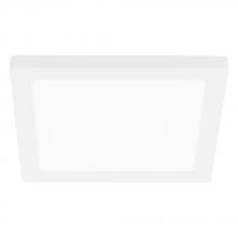 Eglo 204945A - 7" LED Square Ceiling Light w/ White Finish & White Diffuser