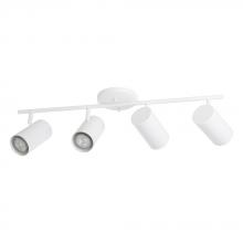 Eglo 205165A - 4 LT Fixed Track Light w/ White Finish & White Lamp Heads