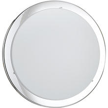 Eglo 82944A - 2 LT Ceiling Light w/ Chrome Finish & Satin Glass Shade