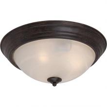 Maxim 5841MRAC - Two Light Acorn Marble Glass Bowl Flush Mount