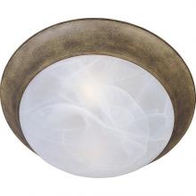 Maxim 5851MRAC - Two Light Acorn Marble Glass Bowl Flush Mount