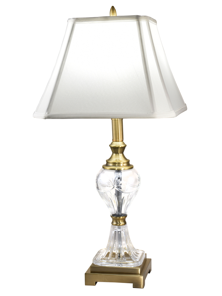 Arie 24% Lead Hand Cut Crystal Table Lamp